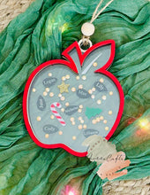Load image into Gallery viewer, Teacher Apple Shaker Ornament