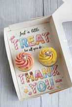 Load image into Gallery viewer, Teacher Appreciation Cup Cake Box Insert