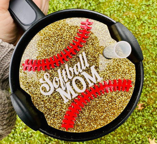 Softball Mom Lid Topper