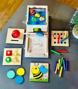Wooden Montessori Play Kit