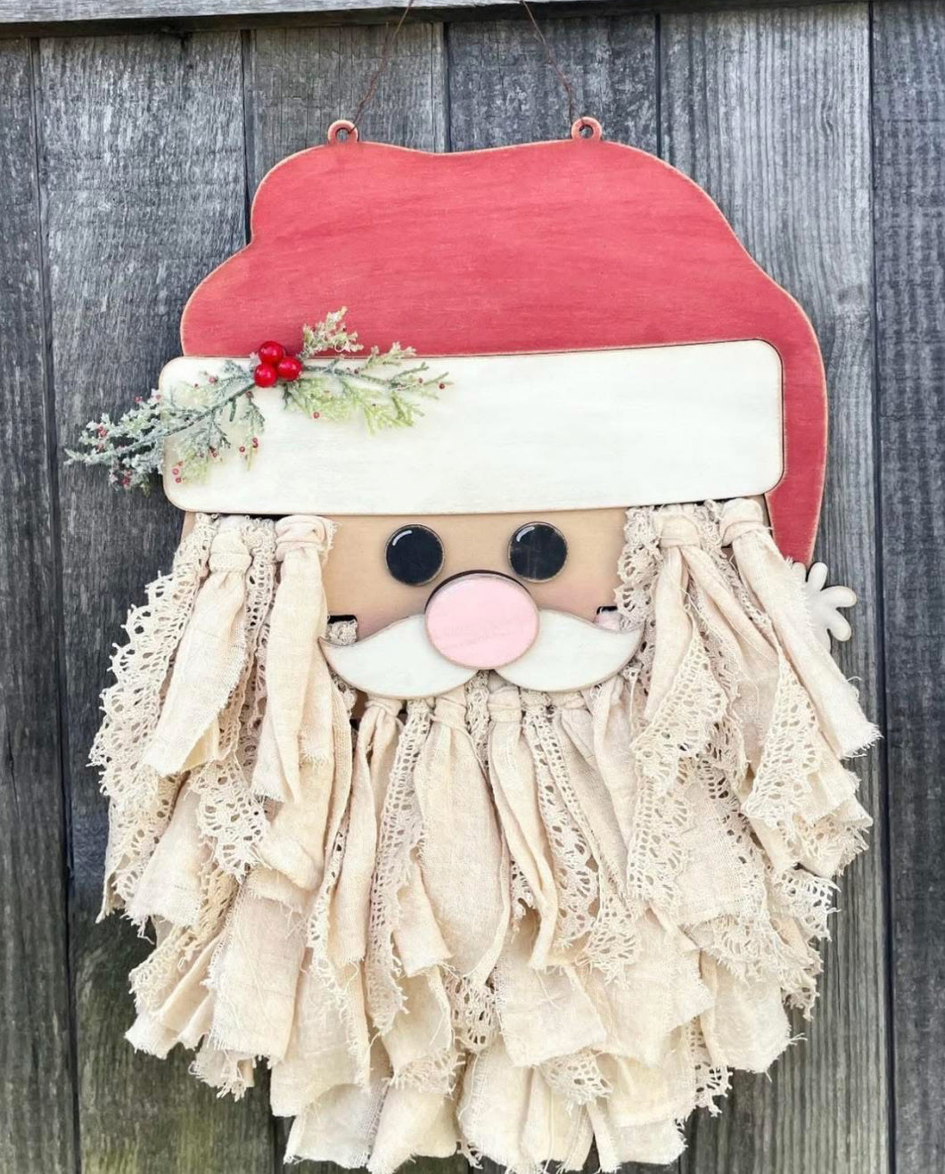 Burlap Santa DIY kits