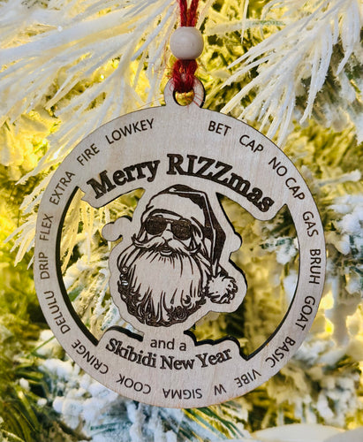 Merry RIZZmas Ornament