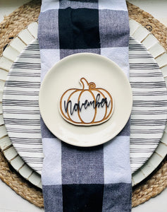 Table Setting Plate Words