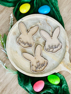 Bunny Easter basket Tags