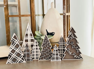 3D Holiday Trees