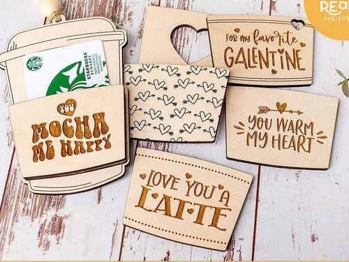 Valentines Gift Card Cups