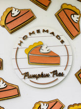Load image into Gallery viewer, Homemade Pumpkin Pie Sign