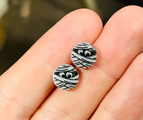 Mummy Earrings