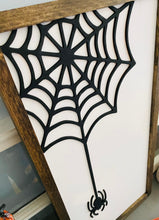 Load image into Gallery viewer, Spider Web 3D Sign